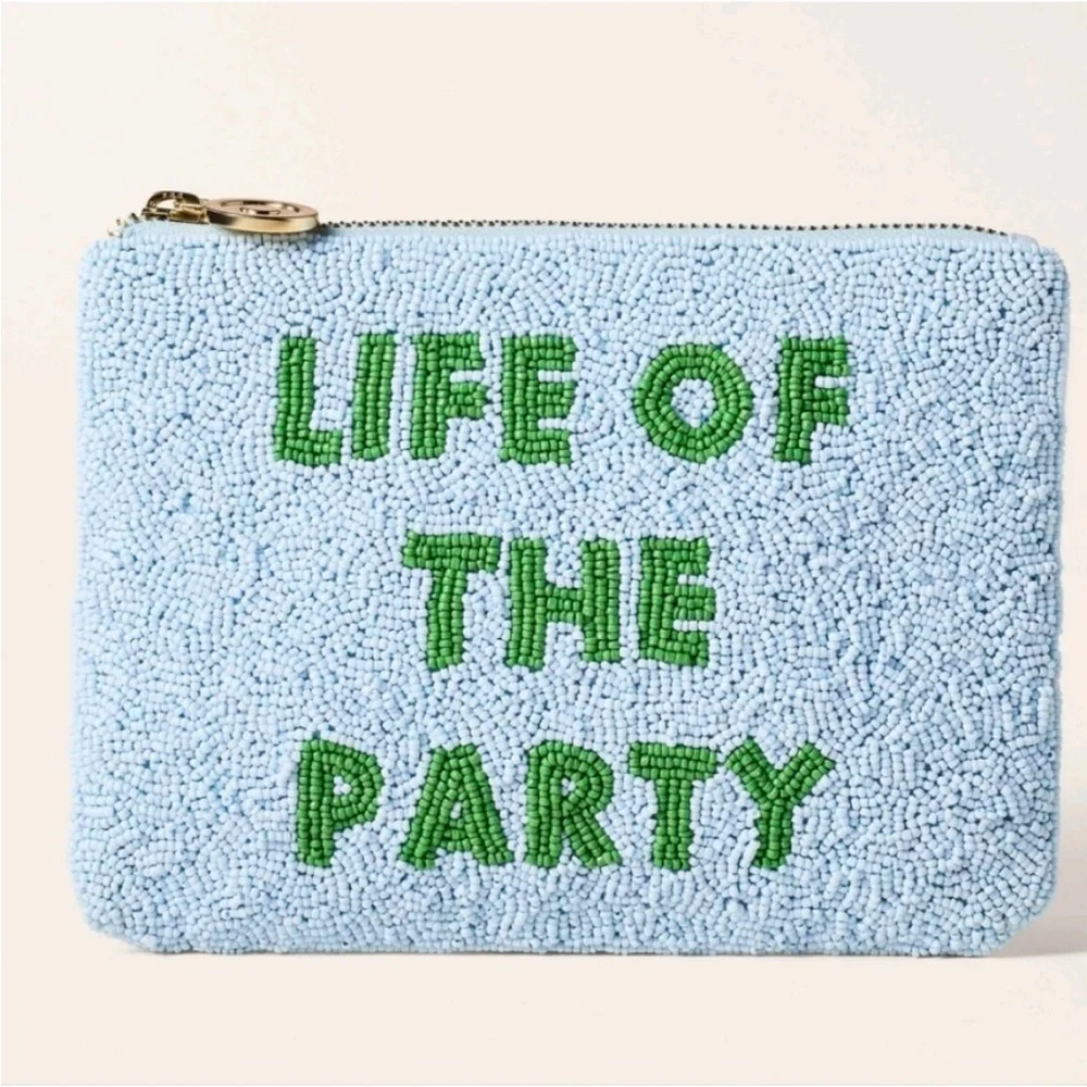“Life of the Party” Beaded Clutch Blue/Green - Kate Spade New York x Target